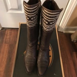 Ariat Caldera Aztec Pointed toe cowgirl boots